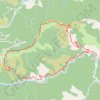 Sentier de Saint-Marcel-de-Fontfouillouse - Les Plantiers GPS track, route, trail