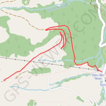 Rando-Parc 2019 - La Bourri (bleu) GPS track, route, trail