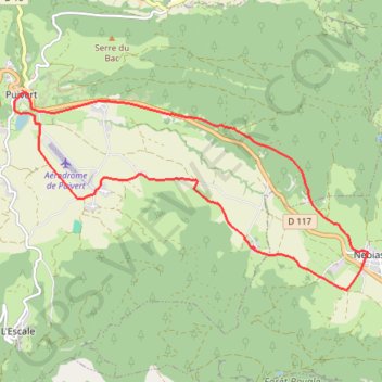 Le chemin de la Dame Blanche ou la légende du lac - Puivert GPS track, route, trail