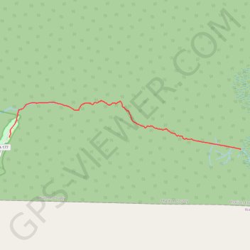 Canal Run to SFSP canoe trail GPS track, route, trail