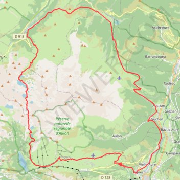Grand Raid des Pyrénées GPS track, route, trail