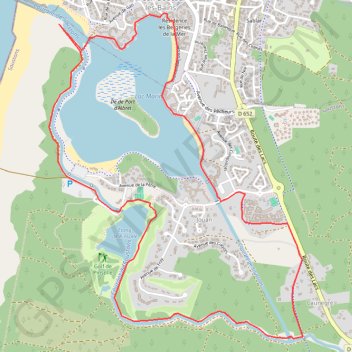 Soustons Plage GPS track, route, trail