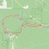 Trail of Ten Falls Loop via Canyon Trail and Rim Trail in Silver Falls State Park GPS track, route, trail