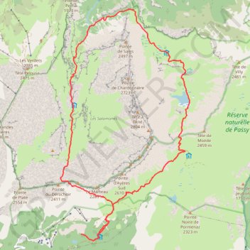 Col d'Anterne GPS track, route, trail