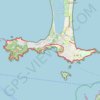 Presqu'île de Giens ouest GPS track, route, trail