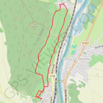 Novéant GPS track, route, trail