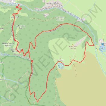 Chalets de Miage GPS track, route, trail