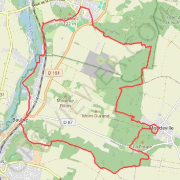 La Ferté-Alais Maivoisine GPS track, route, trail