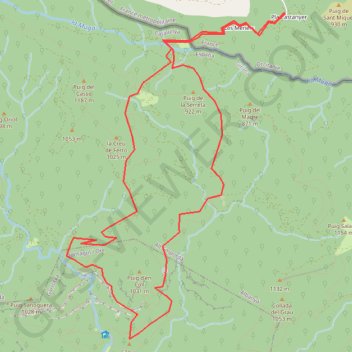 Sant Aniol GPS track, route, trail
