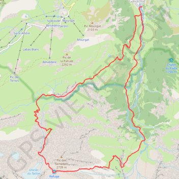 Échelle des Sarradets GPS track, route, trail