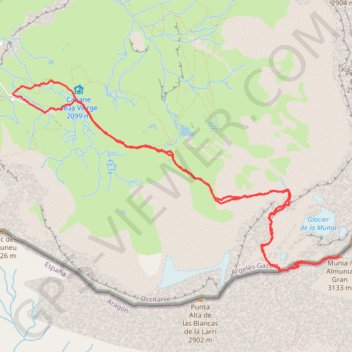 La Munia GPS track, route, trail