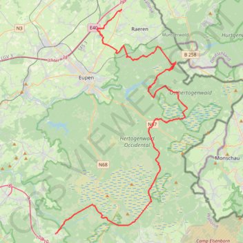 Hockai - Eynatten GPS track, route, trail