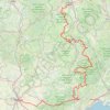 Trace Clermont - Toulouse avec campings GPS track, route, trail