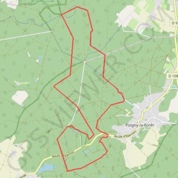 Forêt de Rambouillet GPS track, route, trail