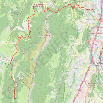 Tour du Vercors 2019 - Jour 7 GPS track, route, trail
