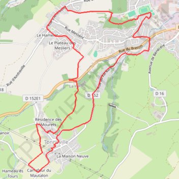 Tonneville (50460) GPS track, route, trail