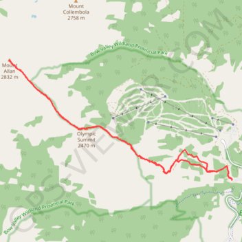 Olympic Summit - Mount Allan GPS track, route, trail