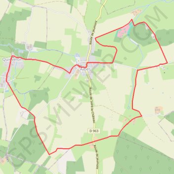 Circuit des bois de Fagne (Aibes) GPS track, route, trail