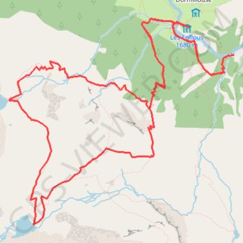 Lacs de Palluel et Faravel (Écrins) GPS track, route, trail