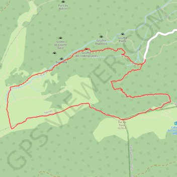Crêtes de Cournudère par Arbas GPS track, route, trail