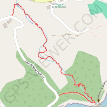 Cascades La Coulisse GPS track, route, trail