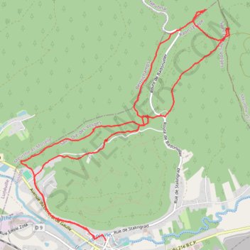 Circuit du Bon Dieu GPS track, route, trail