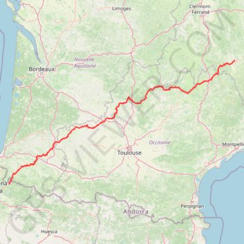 Swc le puy via podiensis GPS track, route, trail