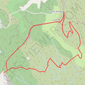 Arbois Salvarenque - Vitrolles GPS track, route, trail