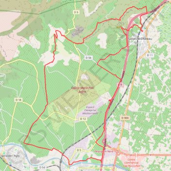 Salses-le-Château - Rivesaltes GPS track, route, trail