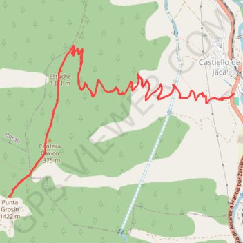 Pic grosin GPS track, route, trail