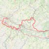 Chemin clunisien de Gascogne Guyenne GPS track, route, trail