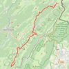 Grande Traversée du Jura (GTJ) de Bellecombe à Prémanon (variante) GPS track, route, trail