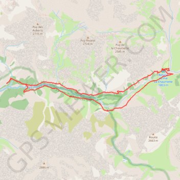 Chorges - Parc des Ecrins - Le Haut Drac Blanc GPS track, route, trail