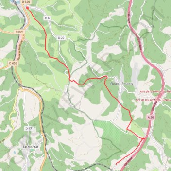 Pech de Fos - Cahors GPS track, route, trail
