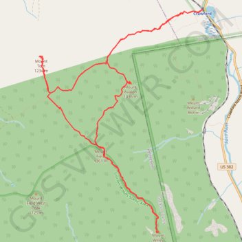 Mount Field, Mount Willey, Mount Avalon and Mount Tom Loop GPS track, route, trail