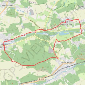 Saint Maurice-Moncouronne GPS track, route, trail