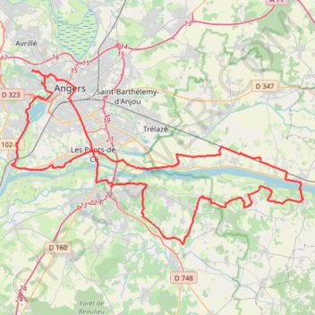 St Remy la Varenne 79 km-17417851 GPS track, route, trail