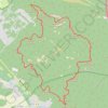 Les 25 bosses - En forêt de Fontainebleau GPS track, route, trail