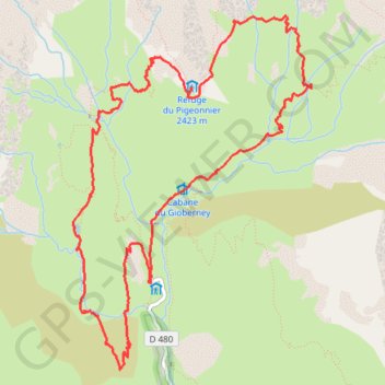 Boucle du Pigeonnier GPS track, route, trail