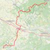 GR7 De Mazamet (Tarn) à Mirepoix (Ariège) GPS track, route, trail