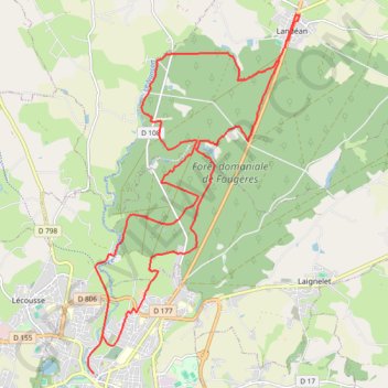 Défis Raoul II 2024 23 km B GPS track, route, trail