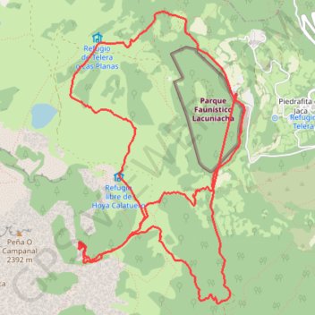 Arche de sarronal GPS track, route, trail