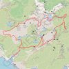 Le Sommet de Marseilleveyre par le Pas de la Demi-Lune et le Vallon de la Mounine GPS track, route, trail