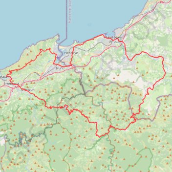 Saint-Pée-sur-Nivelle Cyclisme 121,69 km - 29 mars GPS track, route, trail