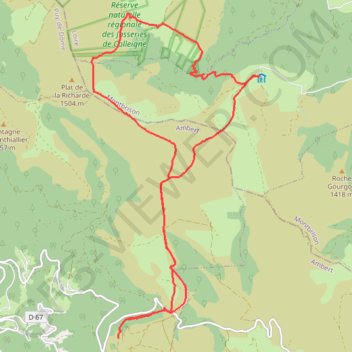 Col des supeyres GPS track, route, trail