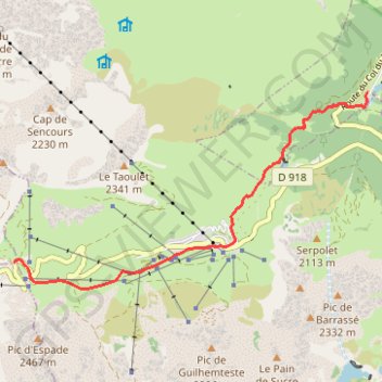 Col du Tourmalet depuis Artigues GPS track, route, trail