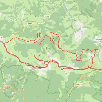 Orhi - Lakurra - Holtzarte GPS track, route, trail