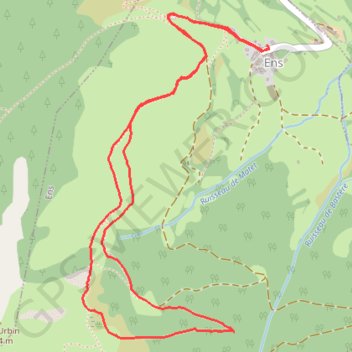 Lac de la Coume GPS track, route, trail
