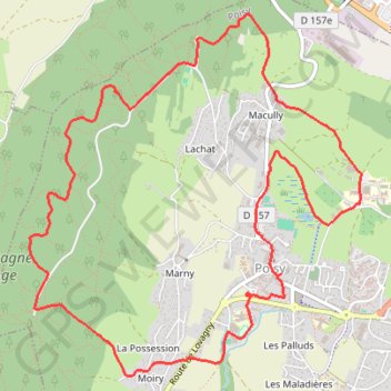 Trail des Grenouilles - Run Express GPS track, route, trail