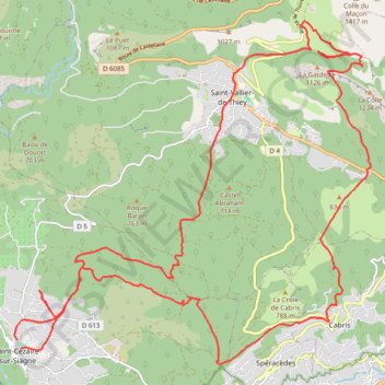 Les allumes de la pleine lune portion 1 GPS track, route, trail